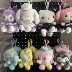 Hello Kitty & Friends Keychain Plushies 