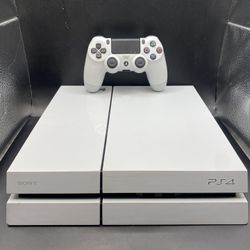 Sony PlayStation 4 Console Glacier White 500 GB W Matching white Controller PS4