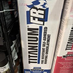 Titanium FR Peal And Stick Underlayment $145 1.5SQ Fire Resistance