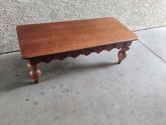 (Rare) Mid Century Modern Solid Wood Coffee Table