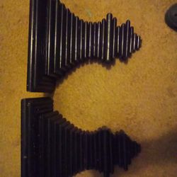 2 Black Wooden Shelves,They Are 16 In Tall And 15 In Wide,$25 For Pair