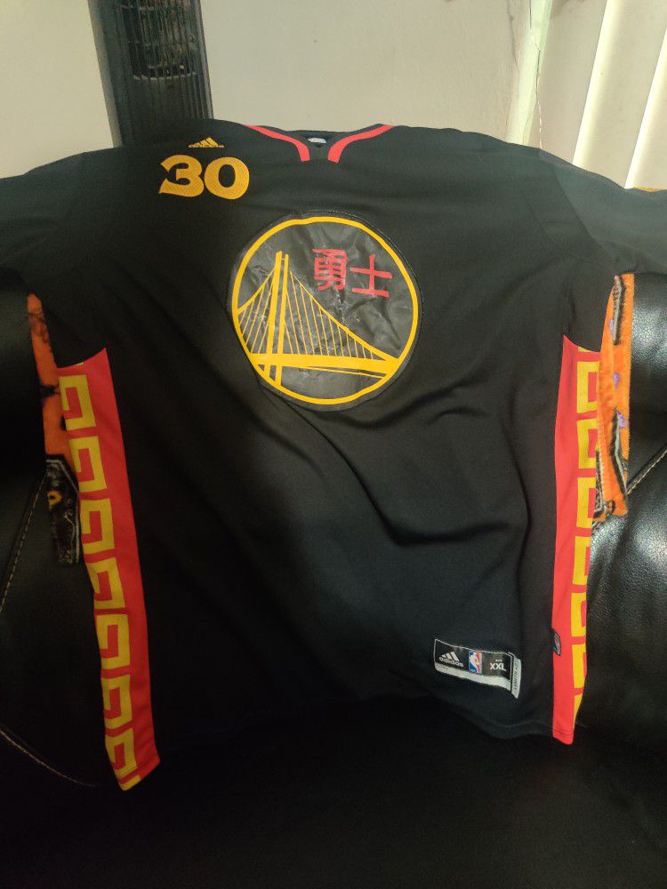 2016 Steph Curry Chinese New Year Jersey XXL