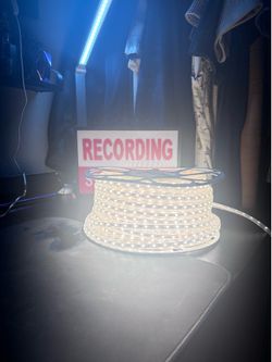 💡 GUOTONG 110V LED Rope Strip Lights – 131ft (40m) Warm White
