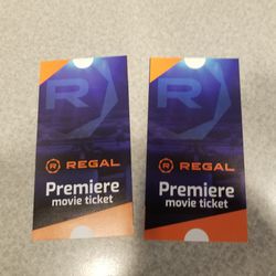 2 Regal Premiere Movie Tickets Good For Any Movie  Thumbnail