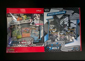 Pokemon Black Bolt Poster and Binder Collection