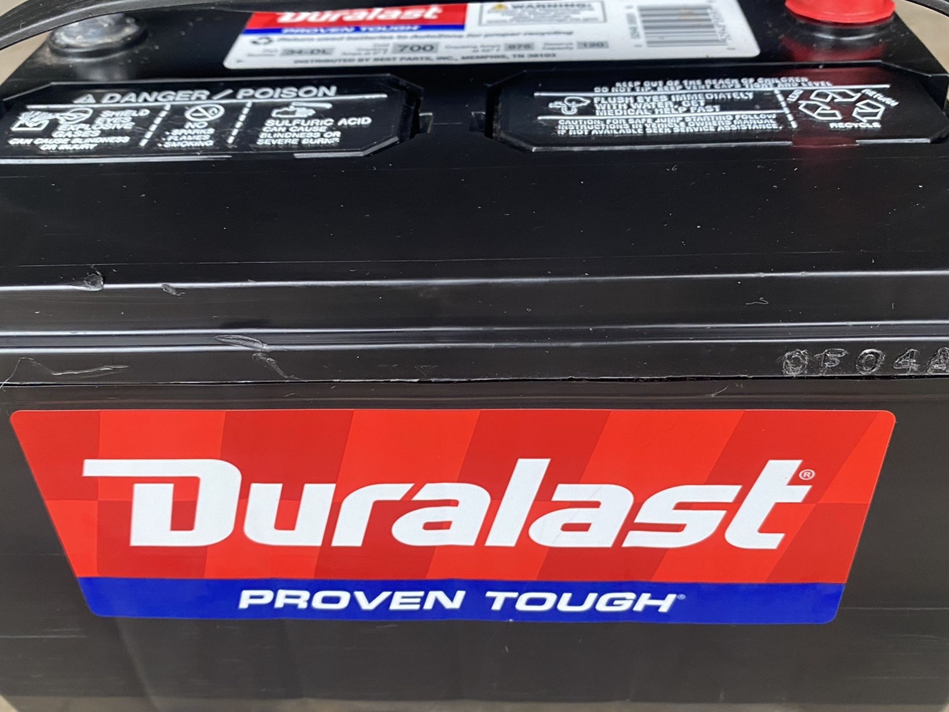 Group 34 Chrysler Town And Country, Chevy Uplander, Jeep Wrangler. Only 4 months of use.