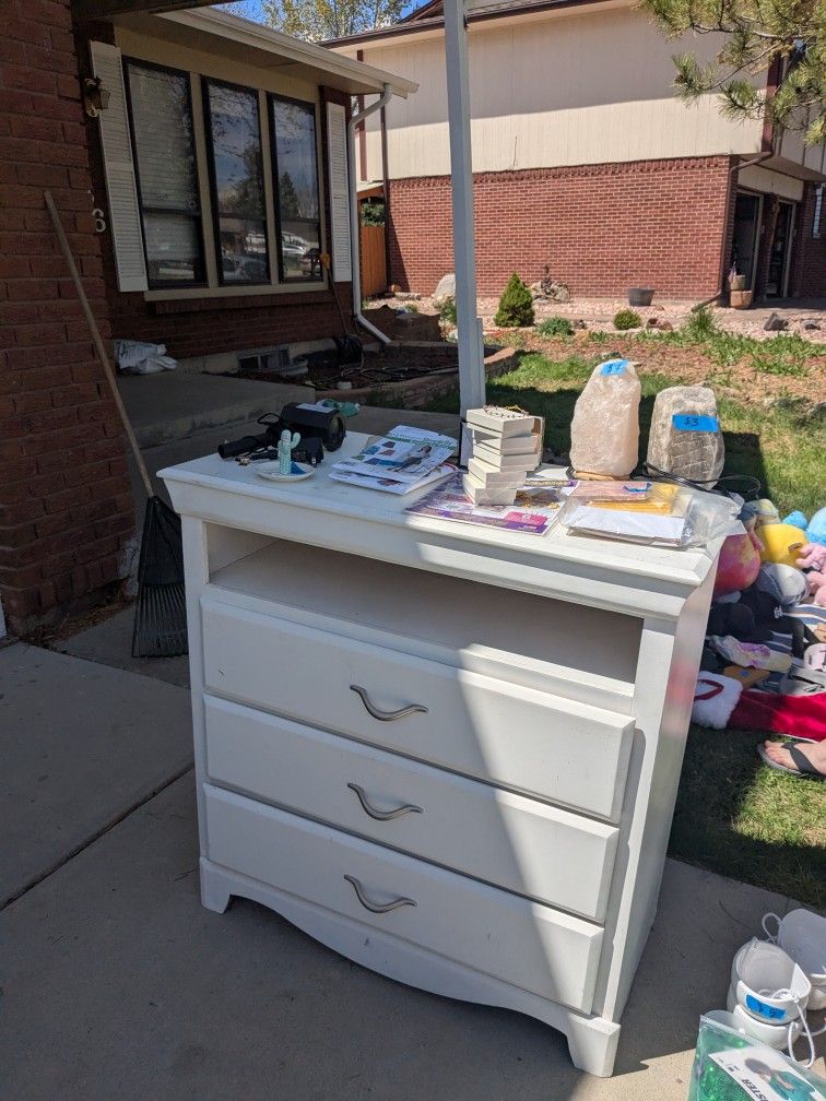 White Dresser (Other Items Not Included)