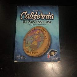 California Business Law and Legal Environment Fifth Edition