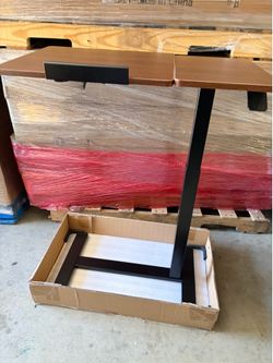 adjustable height side table