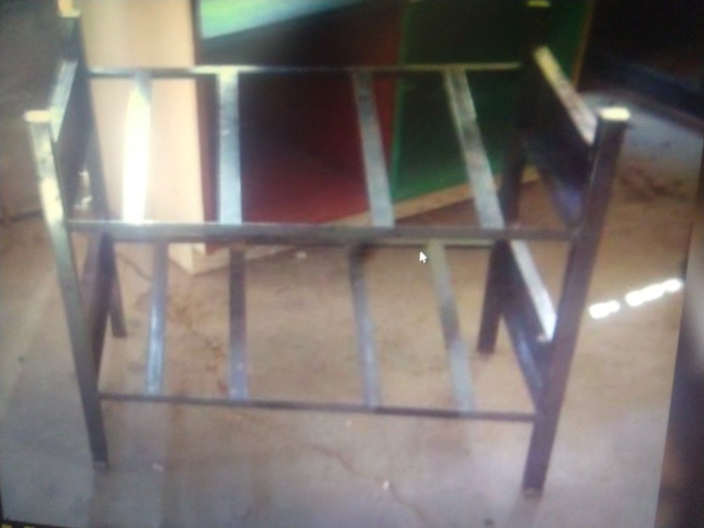 Cast Iron Stand Black 3 Ft Long X 2ft Tall