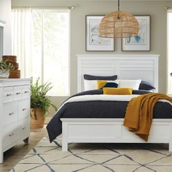 White or Grey Bedroom Set