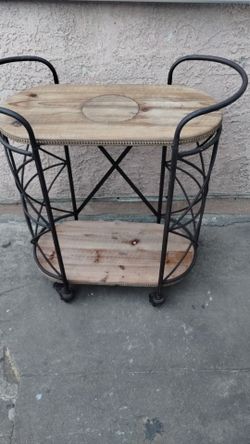Vintage bar cart