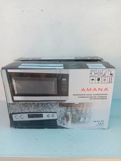 30 Inches Amana
1.6 cu. ft. Stainless Steel Electric 1000-Watt Over the Range Microwave 