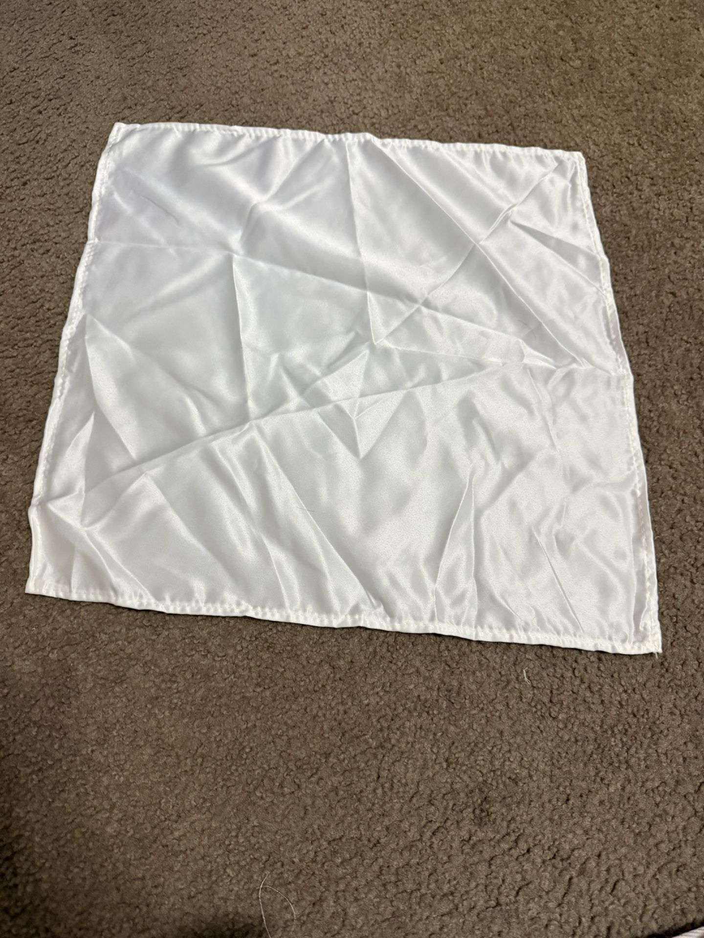 Lamour Satin Napkin 20"x20" - Ivory