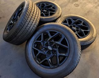20" Chevy Silverado//Tahoe 1500 New Gloss Black Wheels And Tires