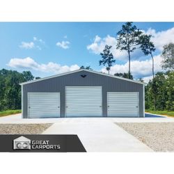 Metal Garage Building 40x40x13