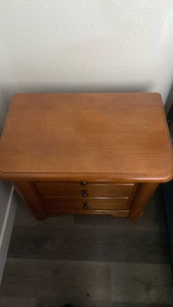 Wooden Nightstand