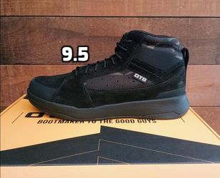 New Men's OTB  Mid Low-Viz Tactical Boots, Black, 9.5