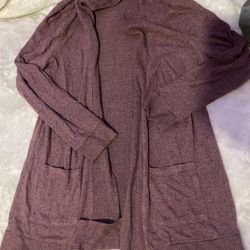Maroon Cardigan