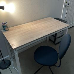 Desk and Chair (Pickup Only)
