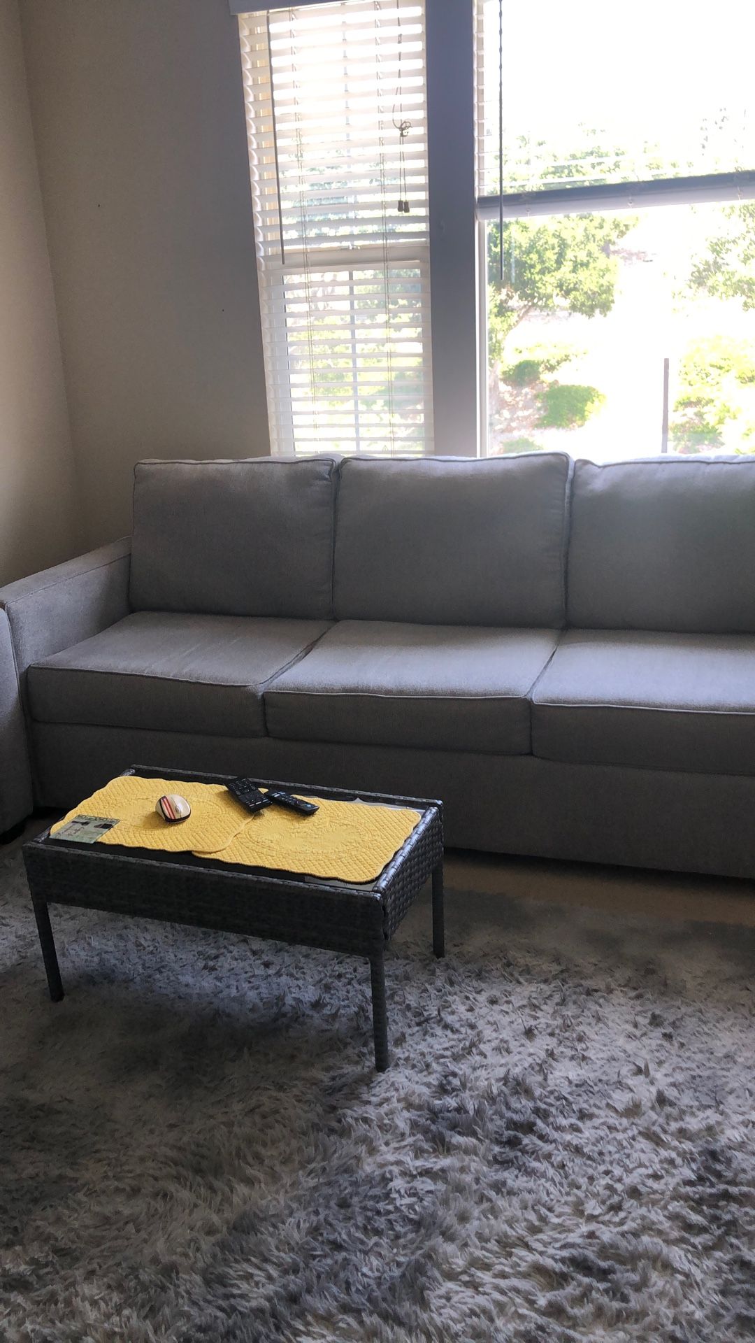 Like Brand New Grey 3 Seater Couch And Loveseat