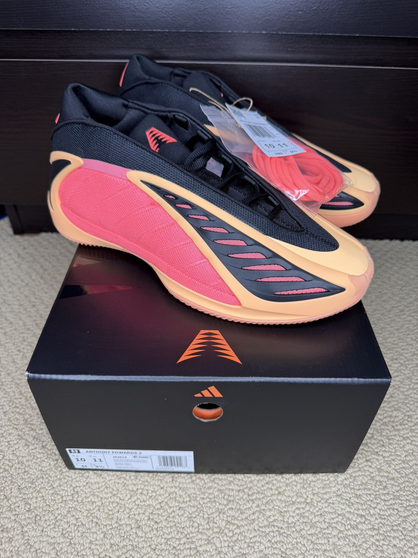 PRICE FIRM Adidas Anthony Edwards AE2 With Love Basketball Shoes JS3514 (Men’s Size 10)