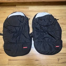 Skip Hop Stroll & Go Car Seat Cover Black- (2) Used Great Condition