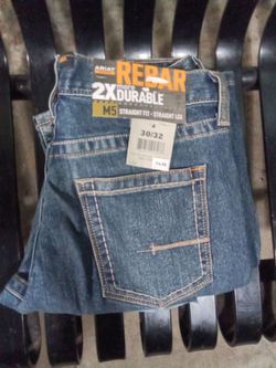 *NEW* Men's Ariat Rebar M5 Straight Fit Jeans 30x32