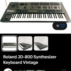 Roland JD-800 Synthesizer Keyboard 