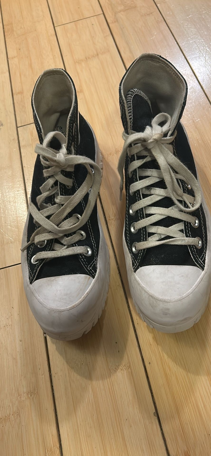 Navy Blue Converse High Tops