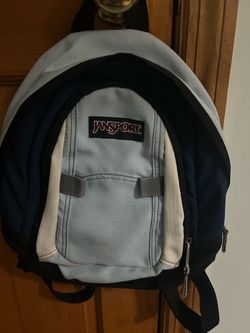 JanSport mini Backpack Navy and Gray