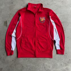 Vintage 2000s Adidas Arsenal Zip Up Track Jacket