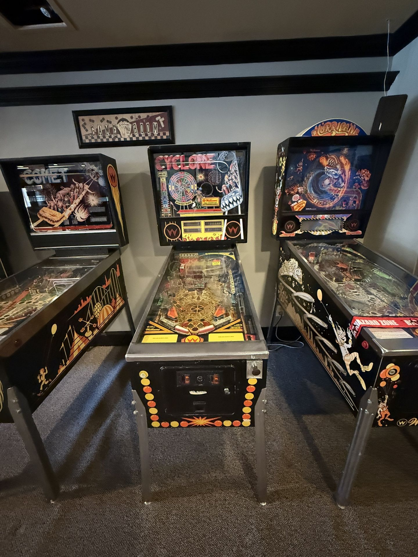 1988 Williams Cyclone Pinball Machine
