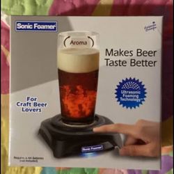 Sonic Beer Foamer-Brand New -Still In Original Packaging!!