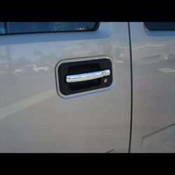 TFP 416L Door Handle Cover Trim 03-09 GMC Hummer Chrome