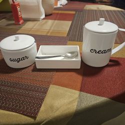 Cream And Sugar Containers