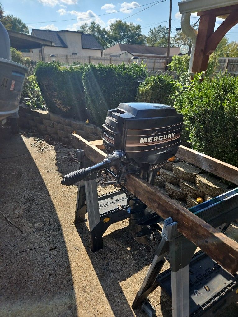 1984 Mercury 7.5 HP Boat Engine