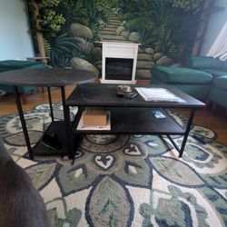 Faux Marble Coffee Table 