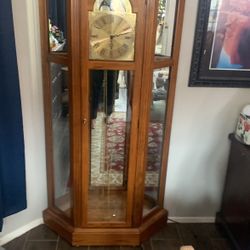 Ridgeway Grand Father Clock In Working Condition 