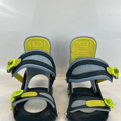 Burton FS Freestyle Snowboard Bindings, Blue, Size Large