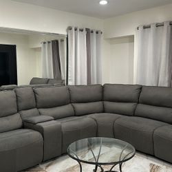 Gray Sectional Couch 