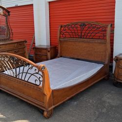 Queen Size Bedroom Set With Boxspring 
