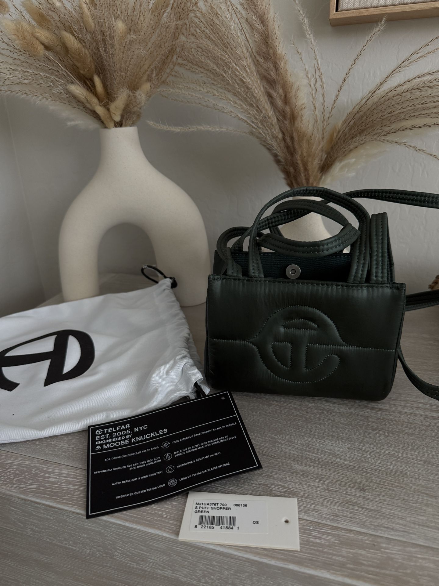 Telfar Green Bag 100% Authentic