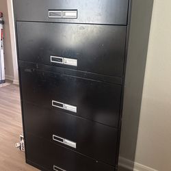 Metal Office Cabinet 5’5 Ft Tall