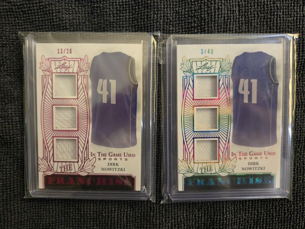 Leaf In The Game Used***Dirk Nowitzki***