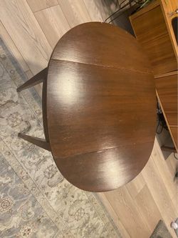 Vintage Side Table with Extenders