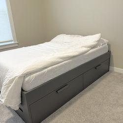 Brimnes Bed Frame With Storage IKEA