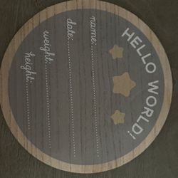Baby Welcome Sign