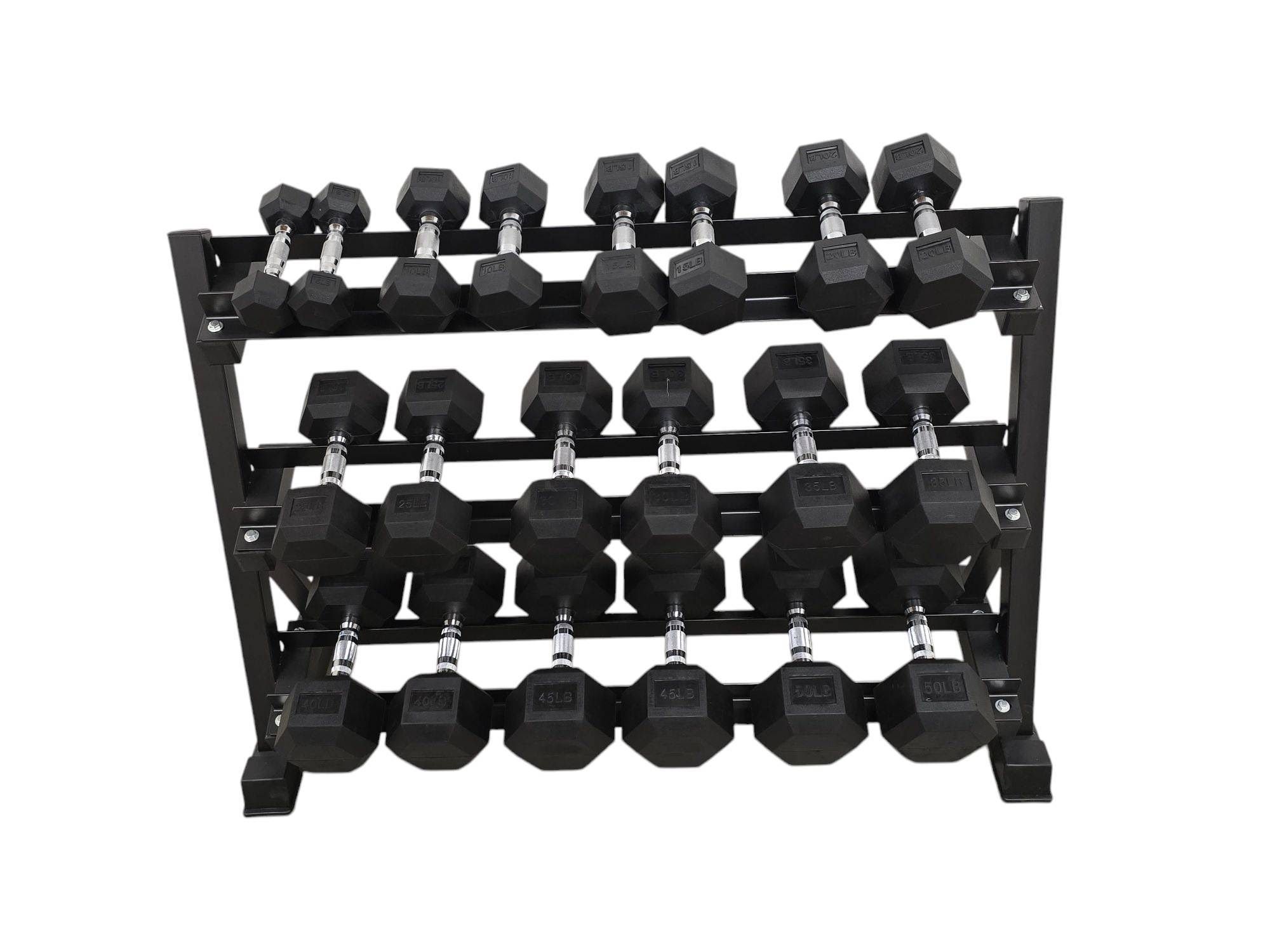 New Dumbbells Set 5-50 With Rack 