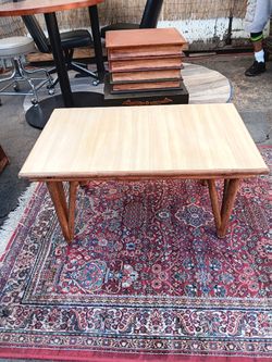 Small Coffee Table Formica Top Bamboo Base $85 OBO